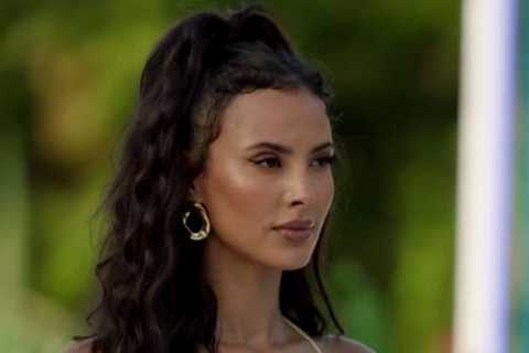 Watch the shocking moment Maya Jama reveals Love Island ‘plot twist’ – as fans claim they know who..