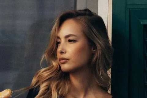 ‘World’s most beautiful woman’ and ex-Premier League Wag shows off underboob in stunning pics as..