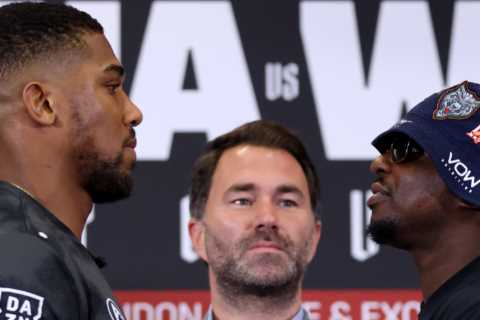 Fears Anthony Joshua will ‘run out of steam’ against Dillian Whyte as he’s branded ‘b***h’ by..