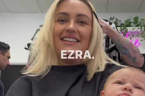 Gogglebox star Ellie Warner reveals incredible hair transformation as she takes her baby to the..