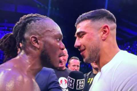 Tommy Fury shows off hulking body in topless pic with brother Tyson as talks over KSI fight continue