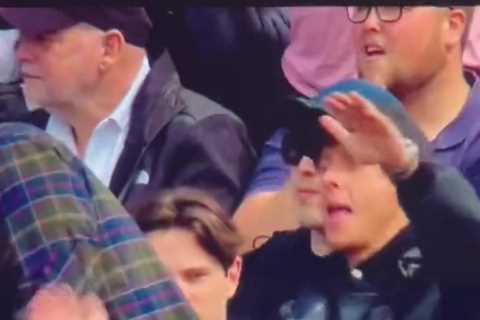 Fan caught making lewd gesture live on Sky Sports during England’s amazing innings against..