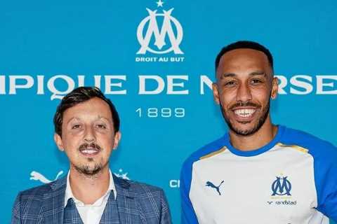 Chelsea flop Pierre-Emerick Aubameyang completes Marseille transfer as French club liken him to a..