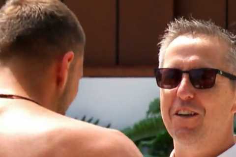 Watch the moment Molly’s furious dad demands chat with Zach ALONE as Love Island families land in..