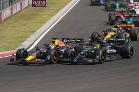 Gutted Lewis Hamilton finishes 4th after nightmare start as F1 rival Max Verstappen wins again at..