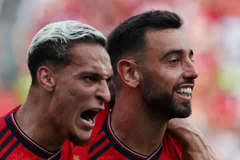 Arsenal 0 Man Utd 2 (3-5 pens): Bruno Fernandes celebrates captaincy with goal as Ramsdale makes..