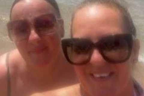 Inside EastEnders star Lorraine Stanley’s family holiday with lookalike sister and new fiancé