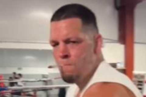 Watch Nate Diaz bizarrely SMOKE in training for Jake Paul fight as fans give brutal prediction for..