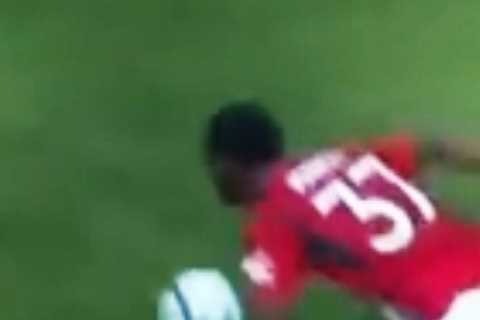Man Utd fans says the ‘butcher’s back’ as Lisandro Martinez wipes out Arsenal’s Bukayo Saka and..