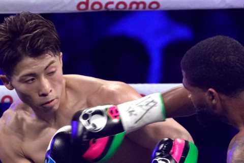 Naoya Inoue becomes four-weight world champ with BRUTAL win over Stephen Fulton as referee forced..