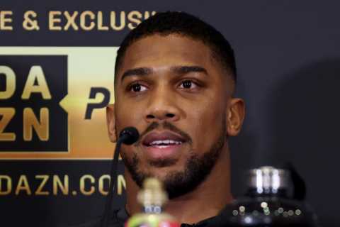 Anthony Joshua reveals one punch that ‘shook him down to his boots’ as he prepares for Dillian..