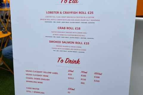 Staggering food and drink prices at The Oval revealed with fans left asking for directions to the..