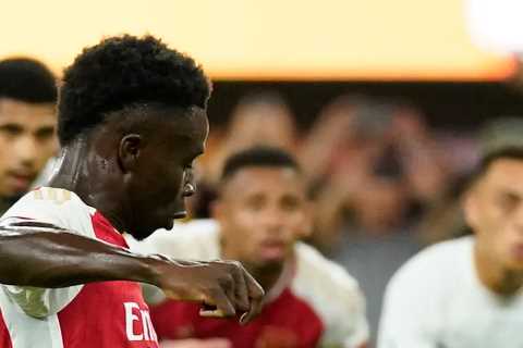 Arsenal 5 Barcelona 3: Gunners show off firepower with Bukayo Saka and Leandro Trossard starring in ..
