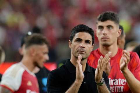 Arsenal boss Arteta blasts Barcelona calling antics ‘not normal’ with Saka and Trossard lucky to..