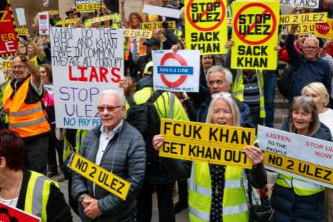 Sadiq Khan admits he faces pausing hated ULEZ plans amid fury over whacking drivers with extra £12..