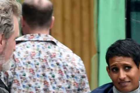 BBC Breakfast’s Naga Munchetty puffs on a cigarette as she ditches studio glam for casual attire