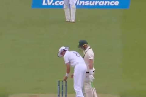 Watch Ashes hero Stuart Broad’s sneaky move to ‘change his luck’… and it pays off very next ball vs ..