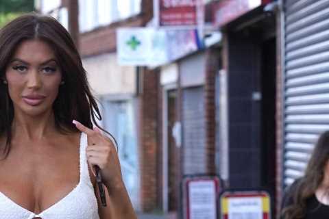 Chloe Ferry stuns in bra top and figure hugging skirt as she launches new business