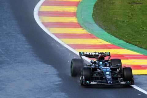 Lewis Hamilton slapped with FIVE-SECOND time penalty after shambolic Belgian GP sprint race