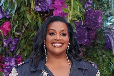 Alison Hammond shows off weight loss in denim dress at Stormzy party after announcing This Morning..