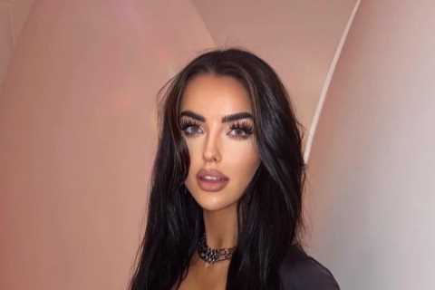 Forgotten Love Island star Amy Day leaves little to the imagination as she flashes a lot of..
