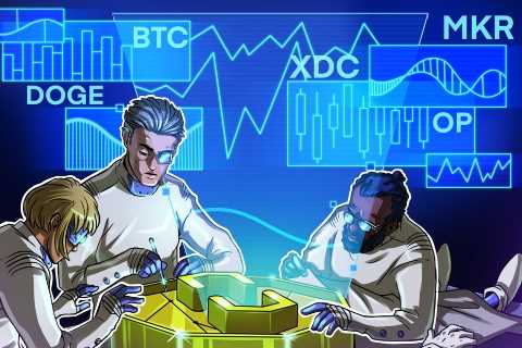 DOGE, MKR, OP and XDC gather strength as Bitcoin price remains range-bound