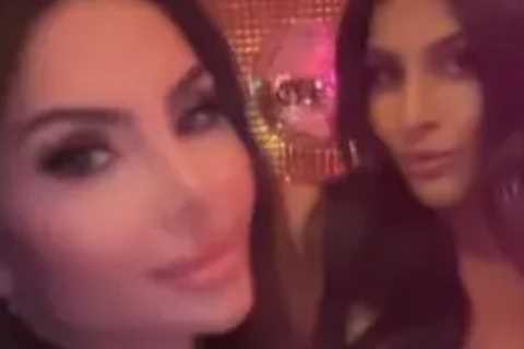 Amir Khan’s wife Faryal Makhdoom parties WITHOUT her wedding ring after sexting ‘split’ from boxer..