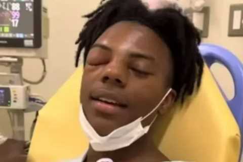 IShowSpeed sends update from hospital bed after undergoing emergency surgery on mystery eye injury..
