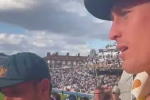 Australia Ashes stars Labuschagne and Khawaja in new spat with England fan as fuming batter asks..