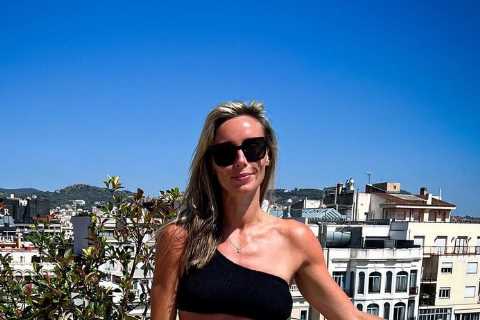 Sky Sports presenter shows off incredible body in bikini as awestruck fans brand her a ‘goddess’