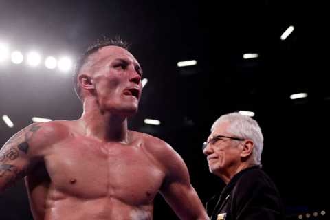 Josh Warrington ready to take anger out at being beaten in parents’ race at school sports day on..