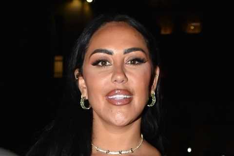 Sophie Kasaei goes braless in see-through corset as she shows off racy outfit on night out