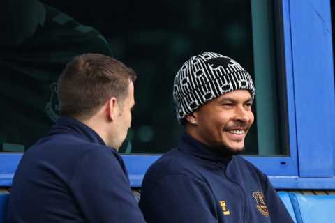 Everton fans told to be ‘patient’ with Dele Alli as boss Sean Dyche reveals star is still ‘miles..