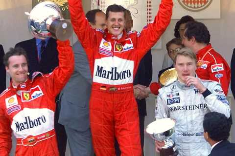 I came second in the F1 World Championship and partnered Michael Schumacher at Ferrari, now I..