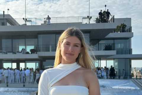 ‘Hottest tennis player ever’ Eugenie Bouchard stuns in white cut-out dress at Michael Rubin’s party ..
