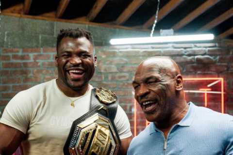 Mike Tyson training Francis Ngannou for massive Tyson Fury fight and warns how it could be ‘game..