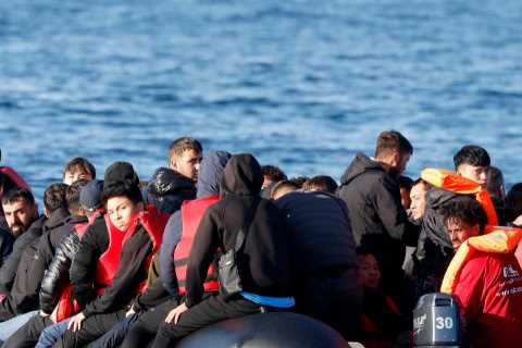 Tory row ignites over calls to quit ECHR to solve the migrant crisis after huge number of small..