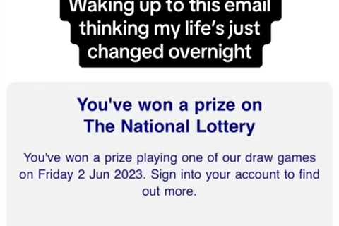 I thought I won £111MILLION EuroMillions jackpot and was over the moon… but it all came crashing..