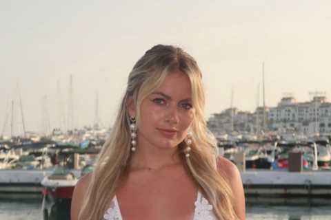 Love Island’s Tasha Ghouri nearly bares all in stunning see-through white dress