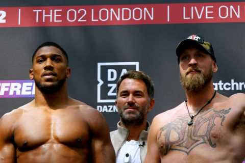 Anthony Joshua vs Robert Helenius net worth combined – how their career earnings and endorsements..