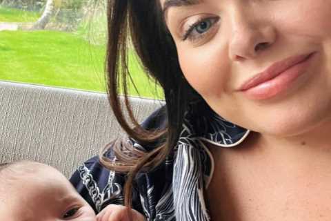 Inside Scarlett Moffatt’s £300 a night staycation with newborn son at stunning lodge with sauna and ..