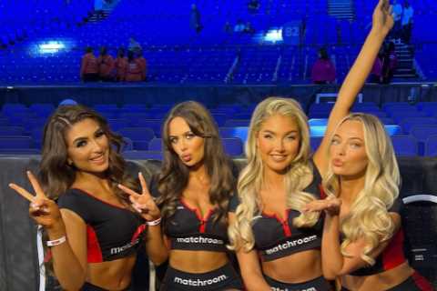 Anthony Joshua Ring Girls Turn Heads with Stunning Appearance as Fans Applaud Their Beauty