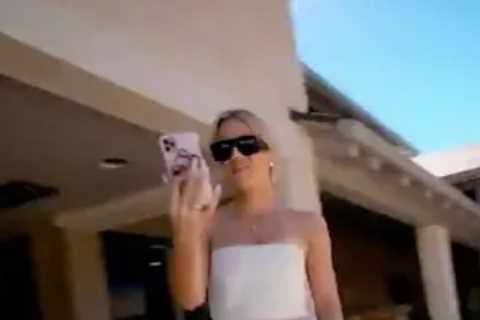 Khloe Kardashian shows off look of stunning backyard at $17m mansion including massive pool,..