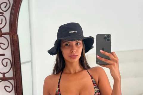 Inside Maya Jama’s wild trip to Ibiza as Love Island host shows off villa with huge pool and..
