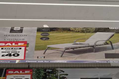 B&M Shoppers Flock to Buy Discounted Garden Furniture for £40