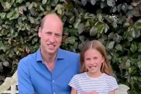 Prince William &amp; Charlotte send good luck message to England’s Lionesses – and apologise for..