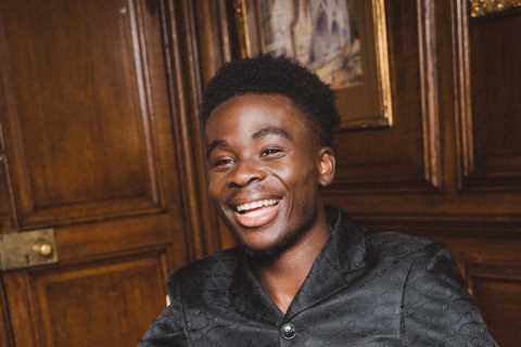 Arsenal Star Bukayo Saka Opens Up About His Childhood in Behind-the-Scenes Photoshoot