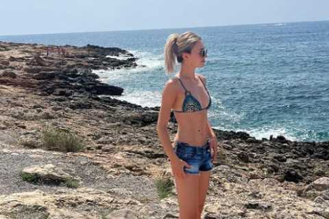 EastEnders and Netflix’s You star Tilly Keeper looks incredible as she strips off to a bikini in..