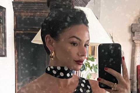 Michelle Keegan stuns in polkadot dress as she gives fans a glimpse inside her luxury holiday with..