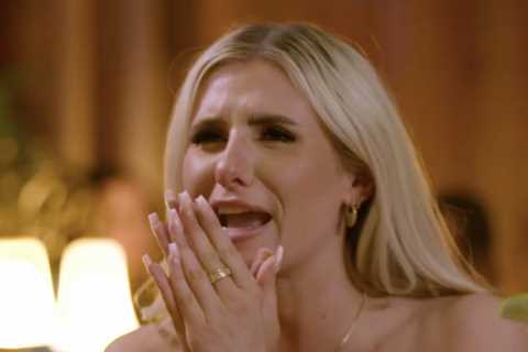 Chloe Burrows gags after Celebs Go Dating date’s ‘rank’ confession